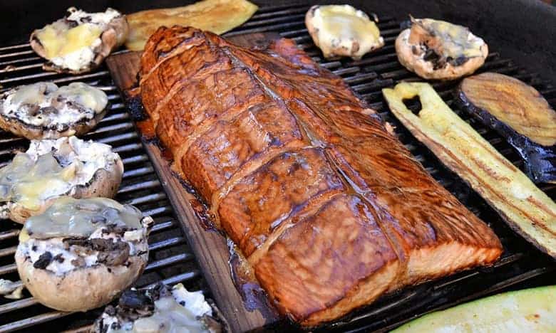 Smoked Cedar Plank Salmon