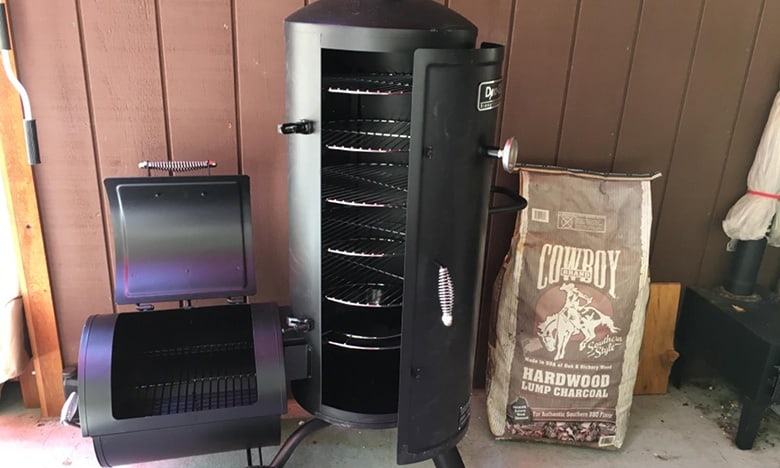 Dyna-Glo Signature Vertical Offset Charcoal Smoker &Amp; Grill