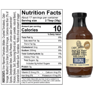 G Hughes Sugar-Free Original BBQ Sauce – Classic, Smoky & Guilt-Free