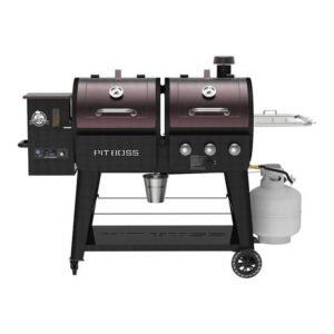 Navigator Pellet/Gas Combo Grill  Wifi | Dual-Fuel BBQ Beast for Smoking, Searing & Grilling