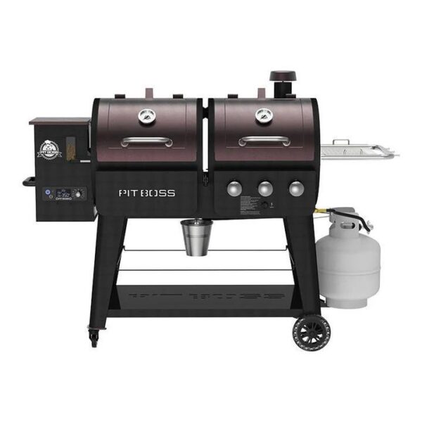 Navigator Pellet/Gas Combo Grill  Wifi | Dual-Fuel BBQ Beast for Smoking, Searing & Grilling