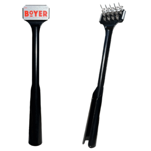 Boyer Mini® Grill Brush – Tough on Gunk, Easy on Hands