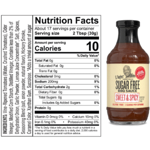 G Hughes Sugar-Free Sweet & Spicy BBQ Sauce – Bold, Tangy & Guilt-Free