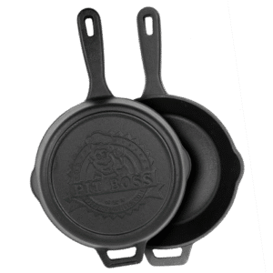Pit Boss 12in Cast Iron Deep Skillet w/ Lid