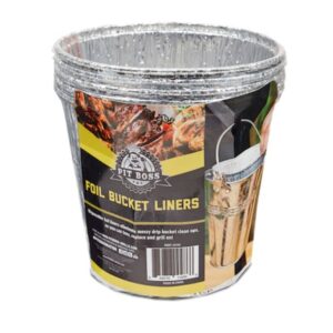 Pit Boss Foil Bucket Liners - 6 Pack