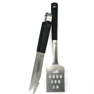 BBQ Tool Set with Spatula & Tongs | Stainless Steel Grill Tools – You Need a BBQ
