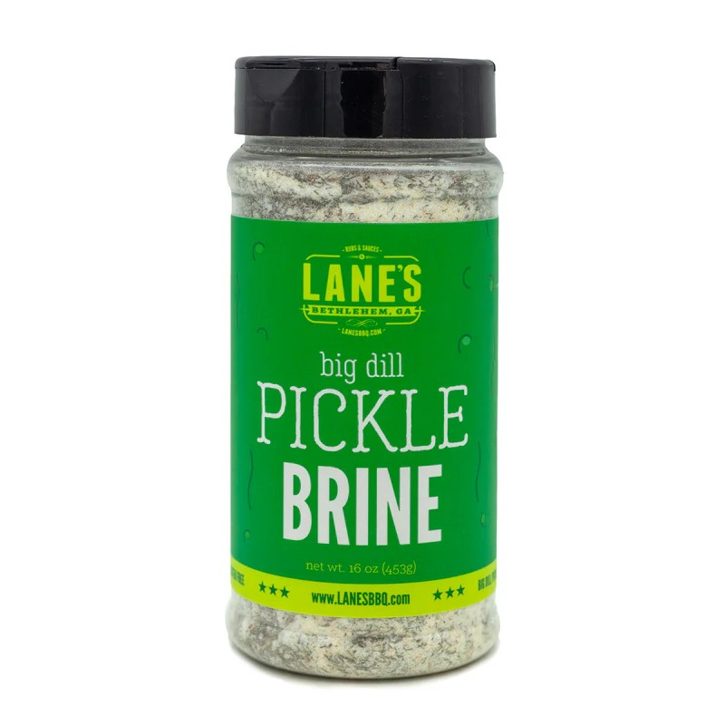 Lane's Big Dill Pickle Brine Mix | Juicy, Tender & Flavorful BBQ Brine – 16oz